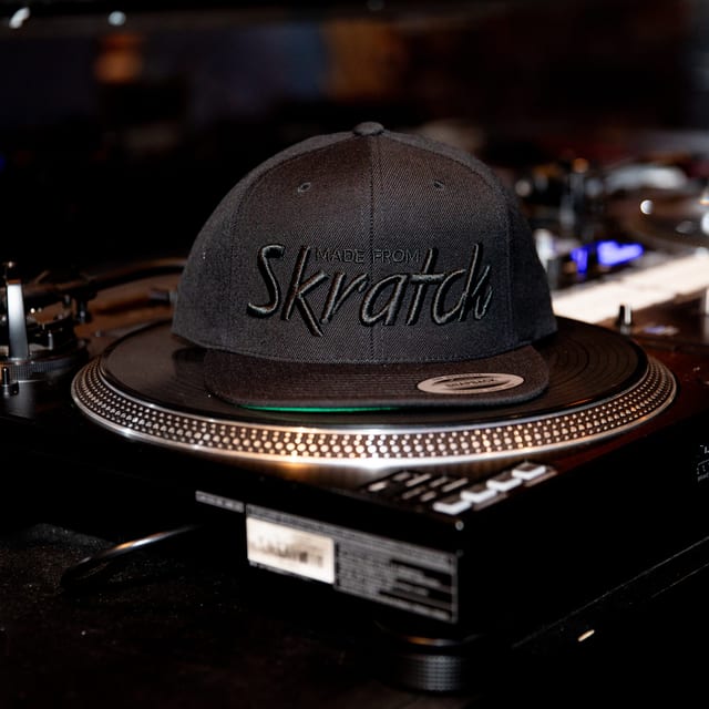 MADE FROM SKRATCH PUFF BLACK ON BLACK "Murdered Out" w/Shipping.